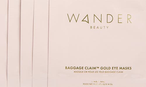 Wander Beauty Baggage Claim Rose Gold Eye Masks In Rose Gold