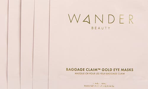 Shop Wander Beauty Baggage Claim Rose Gold Eye Masks