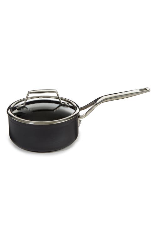 Berghoff Essentials Hard Anodized 1.3-quart Nonstick Covered Saucepan In Black