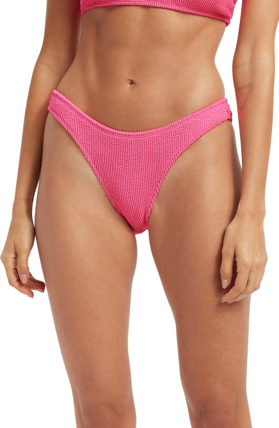 Good American Better Bikini Bottoms In Bright Poppy002