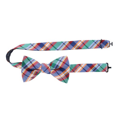 Shop Trafalgar Sherwood Plaid Silk Bow Tie