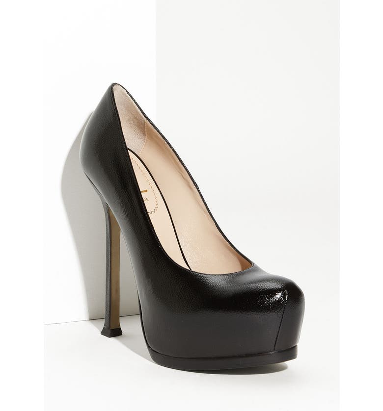 Saint Laurent 'Tribute Two' Leather Platform Pump | Nordstrom