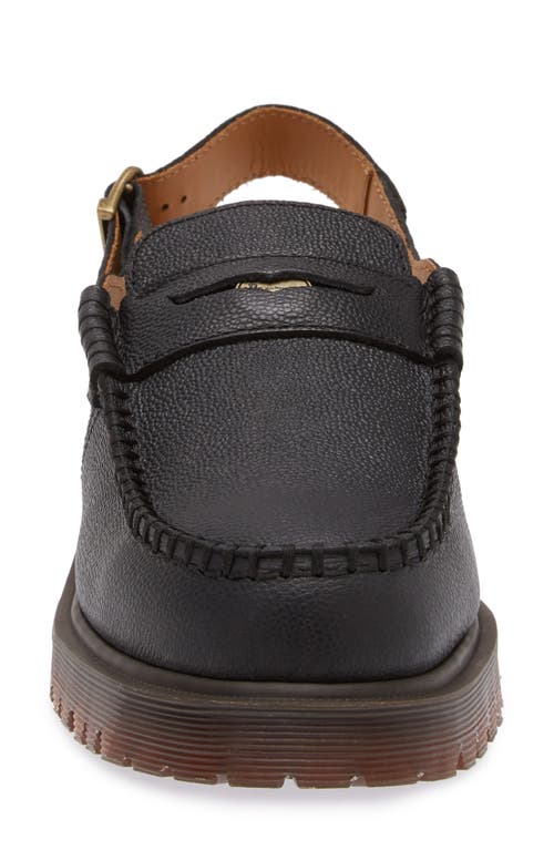 Dr. Martens' Penton Slingback Penny Loafer In Black Westminster