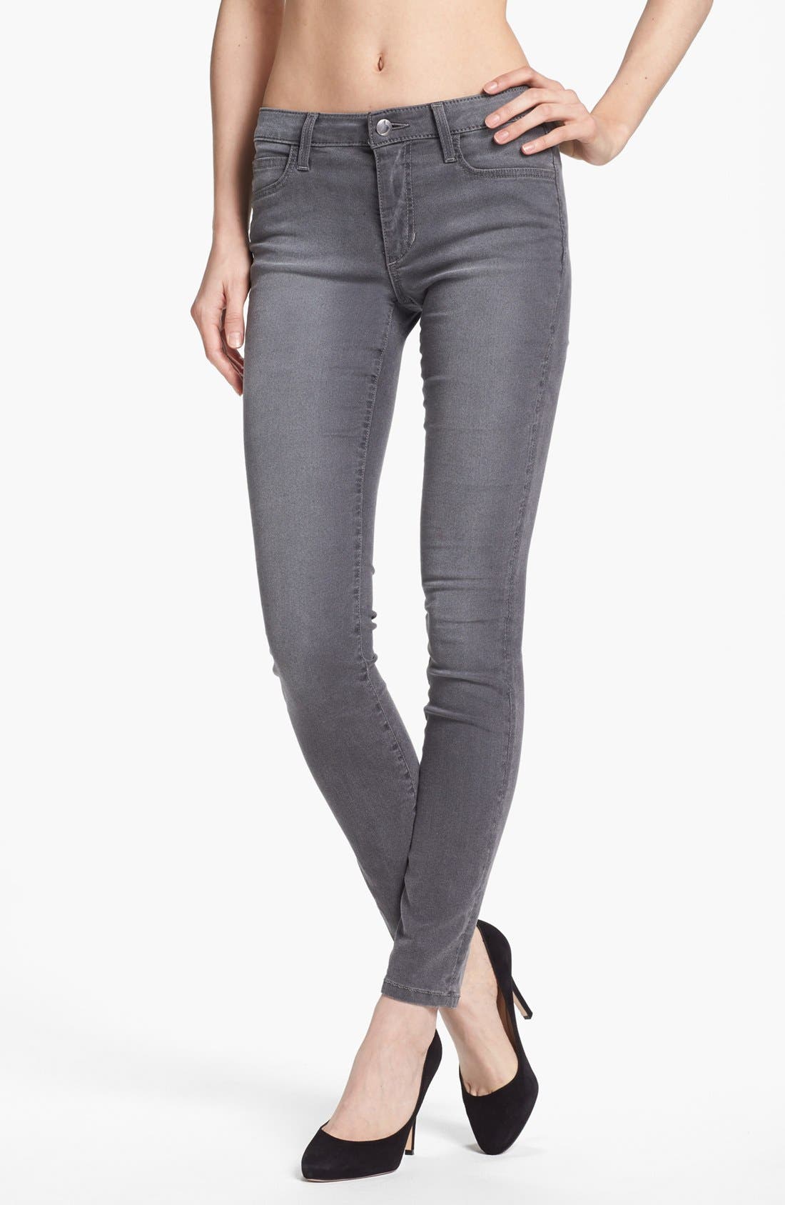 grey ankle jeans