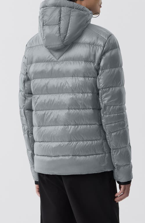 Shop Canada Goose Crofton Water Resistant Packable Quilted 750-fill-power Down Jacket In Boulder Grey - Gris Rocher