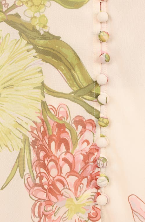 Petal And Pup Petal & Pup Marni Floral Button-up Shirt In Multi