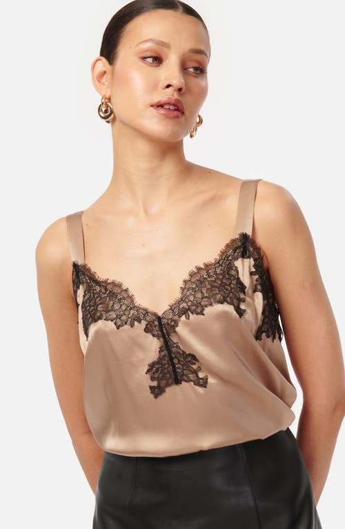 CAMI NYC CAMI NYC BEATRICE LACE TRIM SILK CAMISOLE 