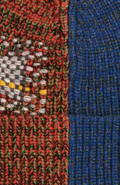 Waste Yarn Project X Celia Pym Colorblock One Of A Kind Beanie In Multicolored