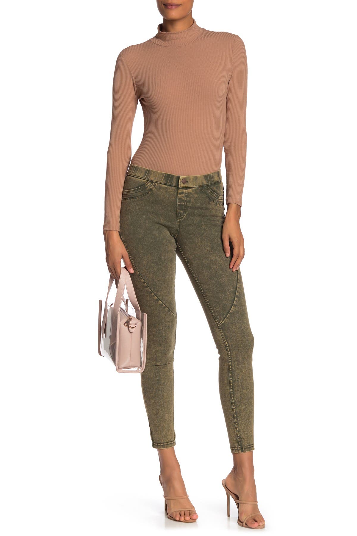 hue khaki leggings