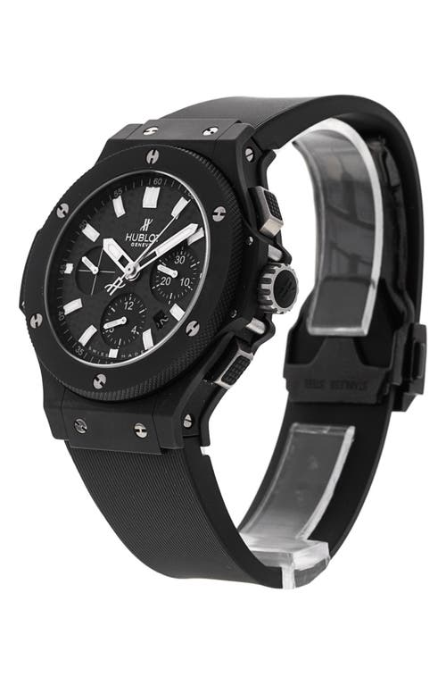 Shop Watchfinder & Co. Hublot  Big Bang Rubber Strap Watch, 44mm In Black