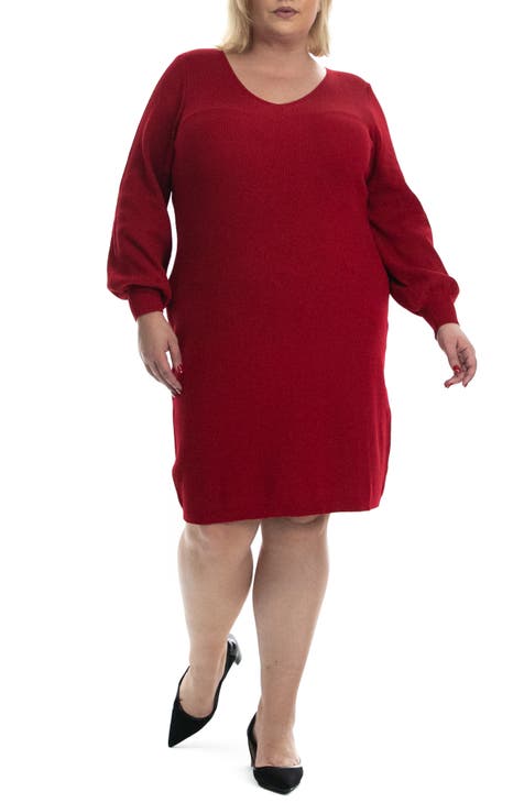 Red Sweater Dresses for Women | Nordstrom Rack