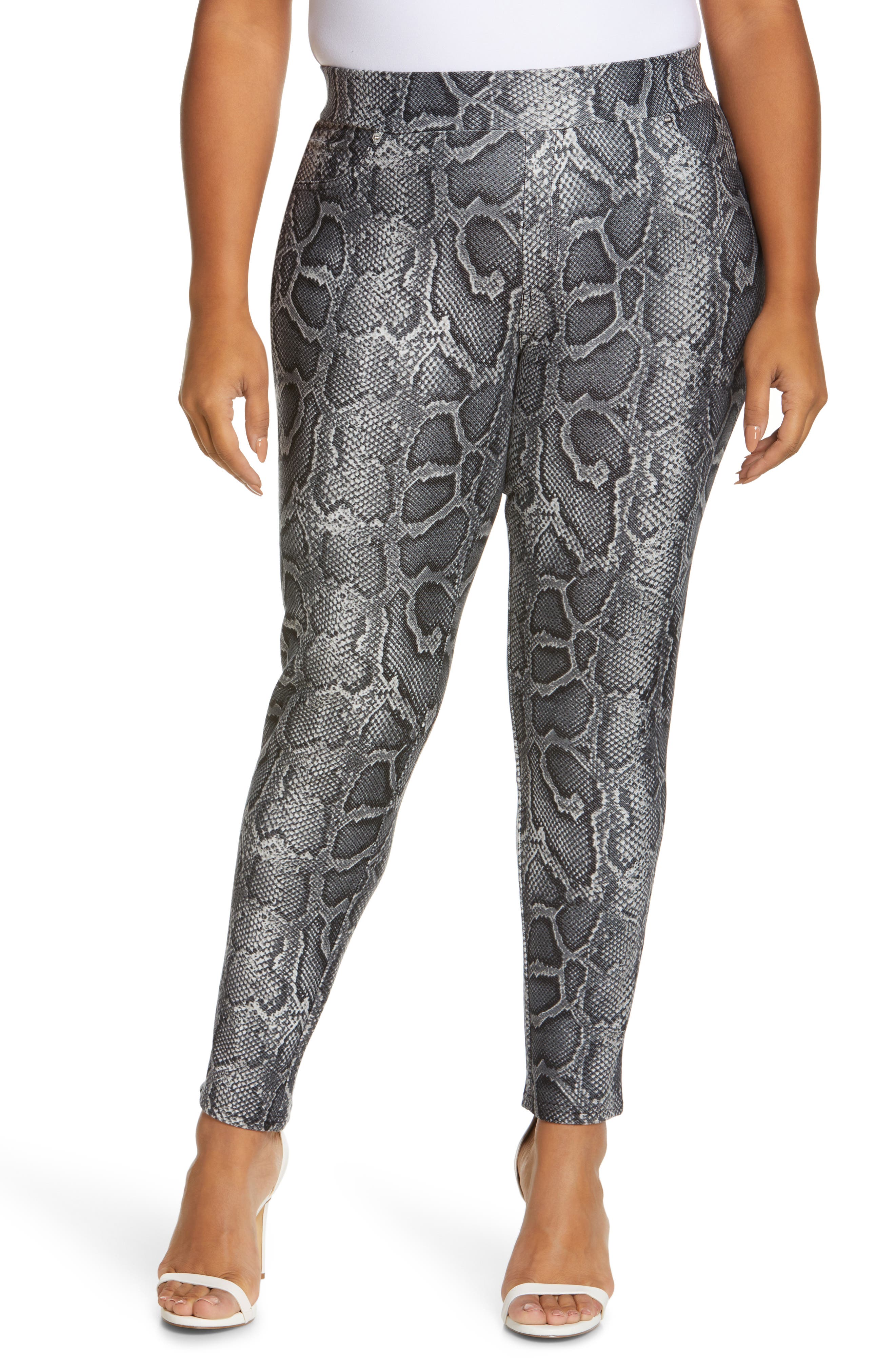 reptile print leggings