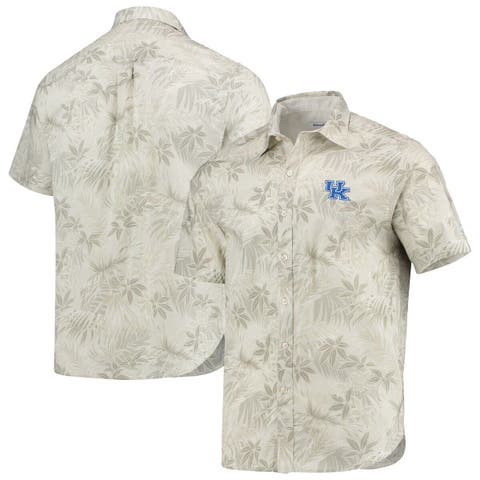 Men's Tommy Bahama Cardinal USC Trojans Harbor Island Hibiscus Button-Up  Shirt