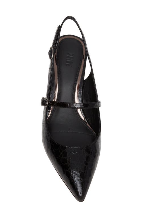 PAIGE PAIGE MAGGY SLINGBACK POINTED TOE PUMP 