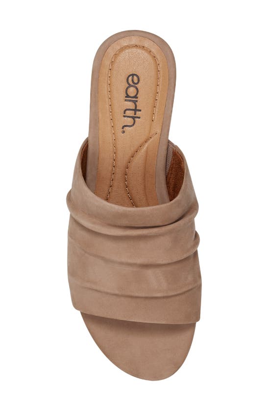 Shop Earth Talma Slide Sandal In Taupe