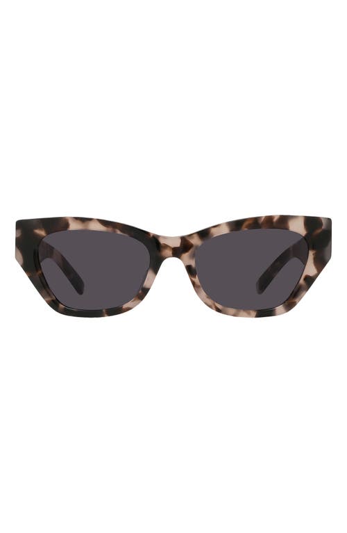 Shop Givenchy 4g 55mm Cat Eye Sunglasses In Havana/smoke