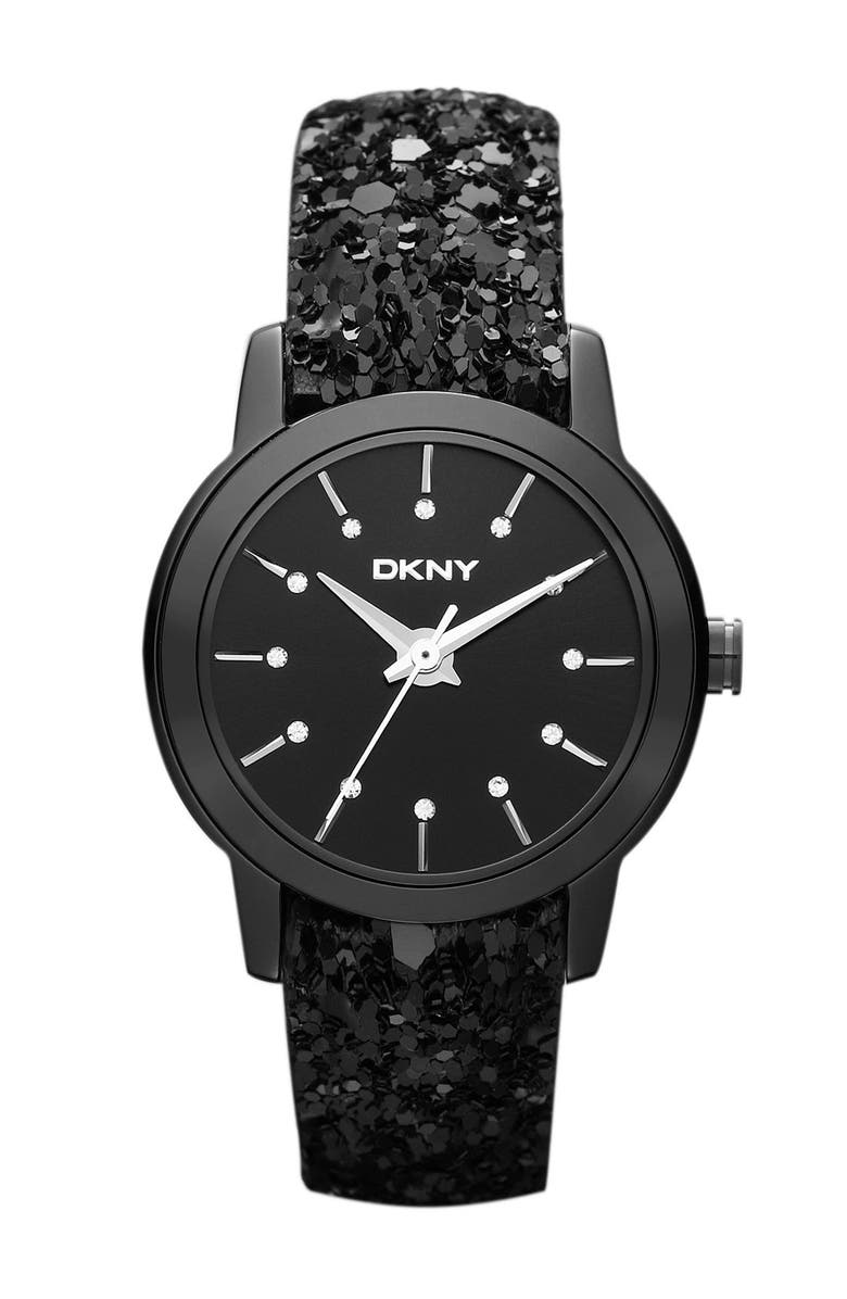 DKNY Sparkle Strap Watch, Main, color, 001