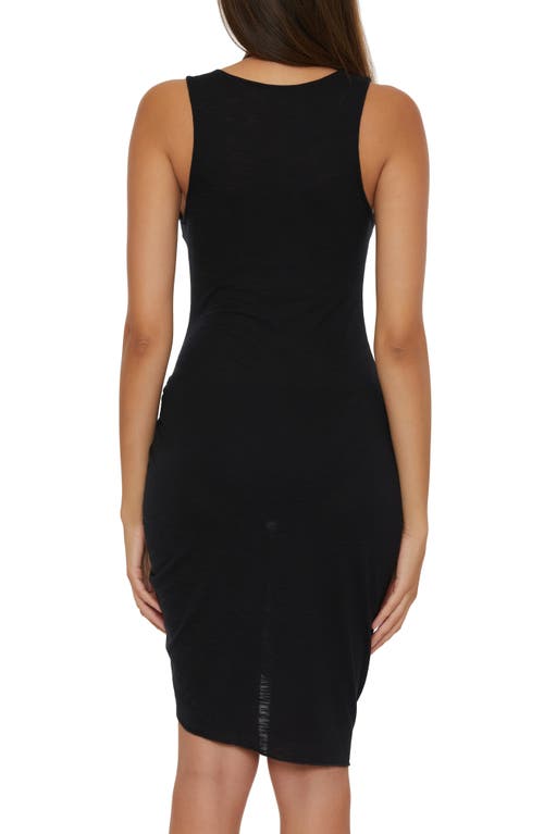 Shop Becca Breezy Basics Cinched Hem Cover-up Dress In Black