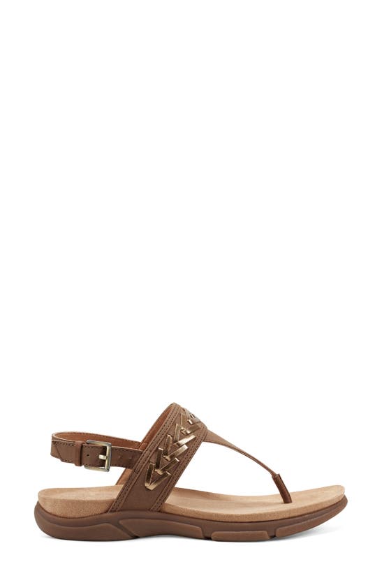 Shop Easy Spirit Monte Slingback Sandal In Medium Brown