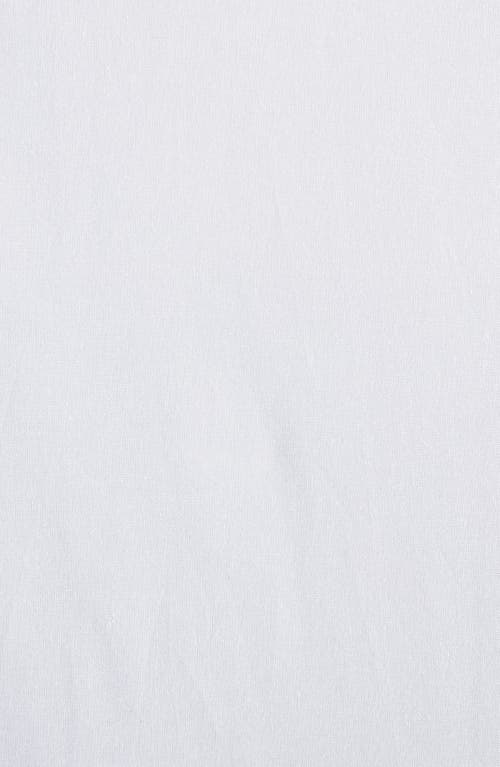 NAUTICA NAUTICA 200 THREAD COUNT SOLID COTTON PERCALE FITTED SHEET 