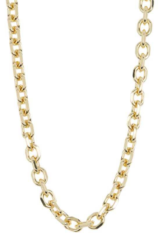 Shop Baublebar Thick Chain Link Necklace In Gold