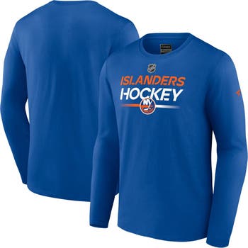 Men's Fanatics Branded Royal New York Islanders Authentic Pro Primary Replen Long Sleeve T-Shirt