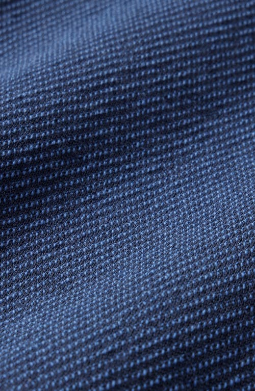 Fair Harbor Tailwind Textured Hoodie In Navy Twill