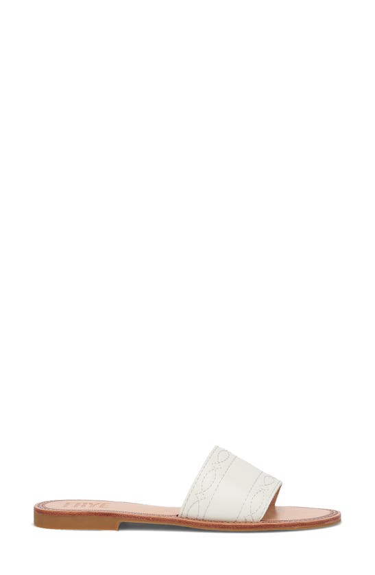 Shop Frye Ava Slide Sandal In White