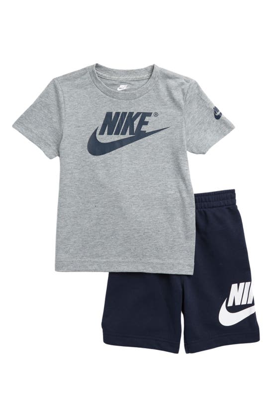 Nike Kids'  Futura T-shirt & Shorts Set In Blue