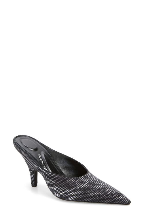 Shop Alexander Wang Irina Pointed Toe Mule In Grey Aged