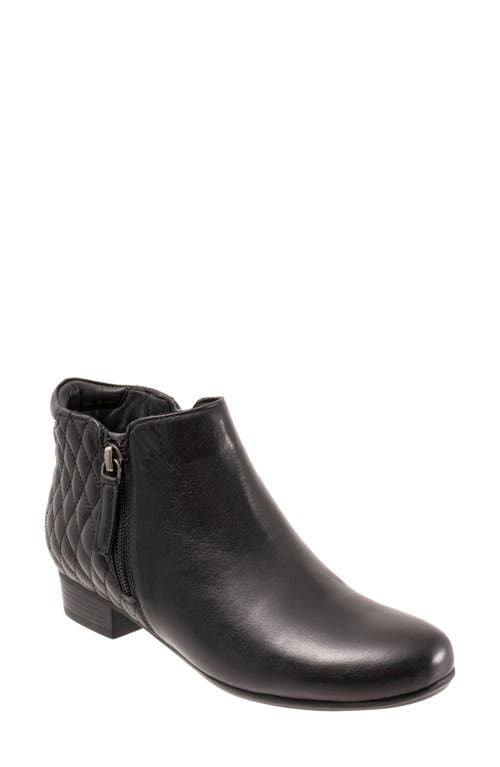 Trotters Major Bootie Black Quilted at Nordstrom,