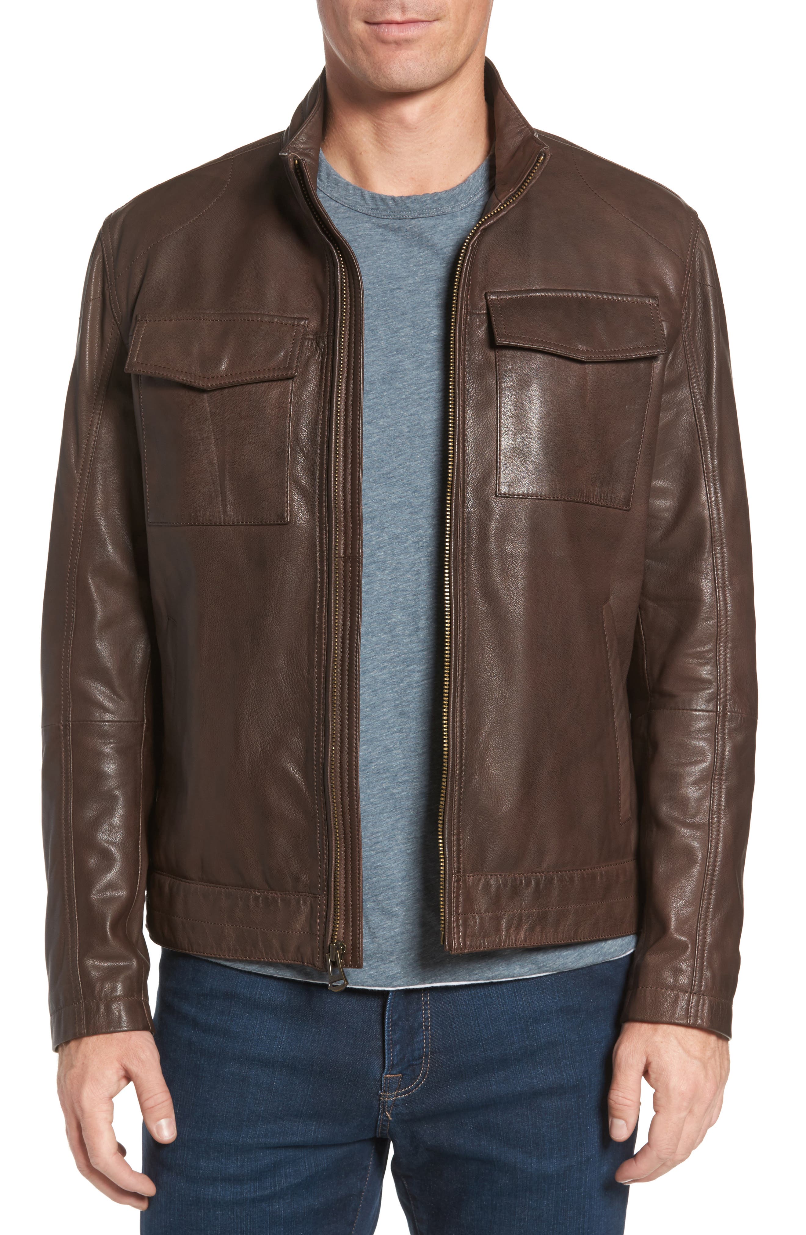 cole haan trucker jacket