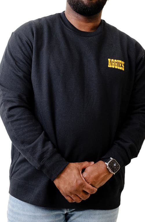 Aggies Embroidered Sweatshirt in Black