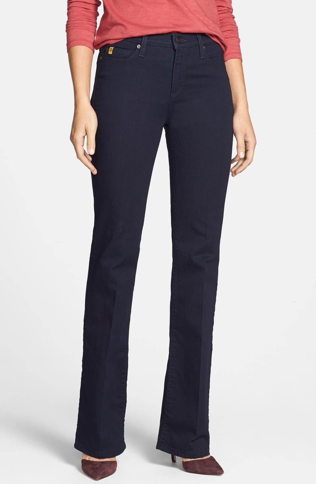 Yoga Jeans by Second Denim 'Shape' Stretch Bootcut Jeans (Navy) Nordstrom