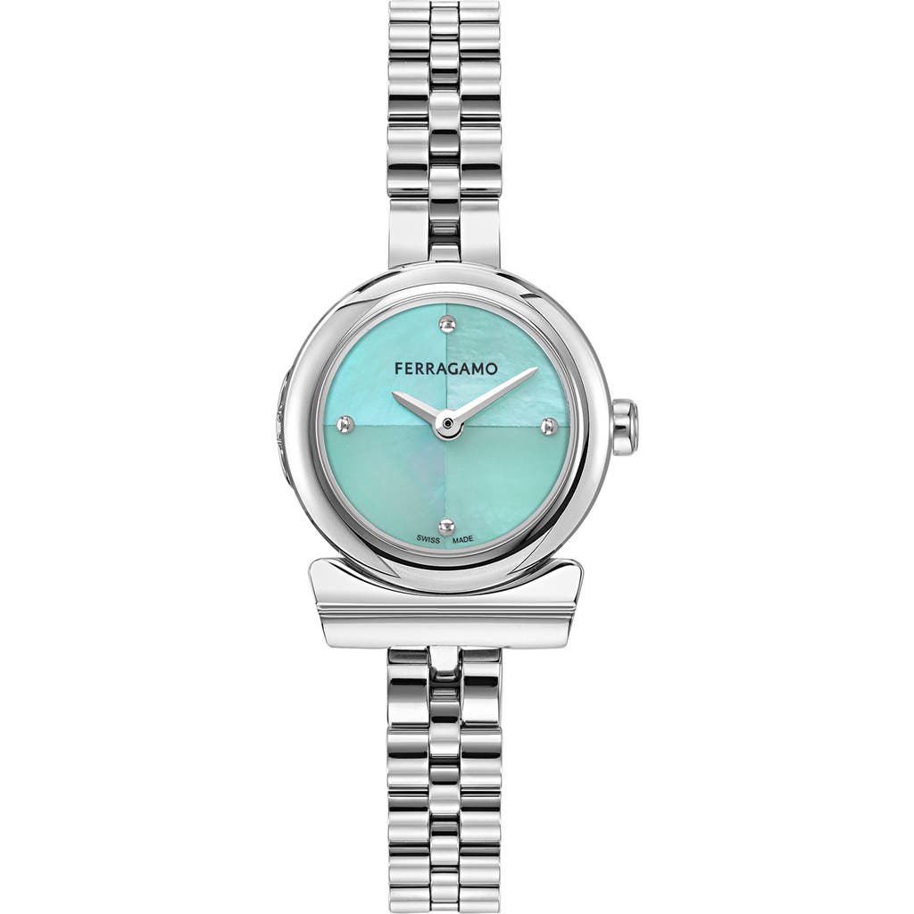 Ferragamo Women's Swiss Stainless Steel Bracelet Watch 23mm In Stainless Steel