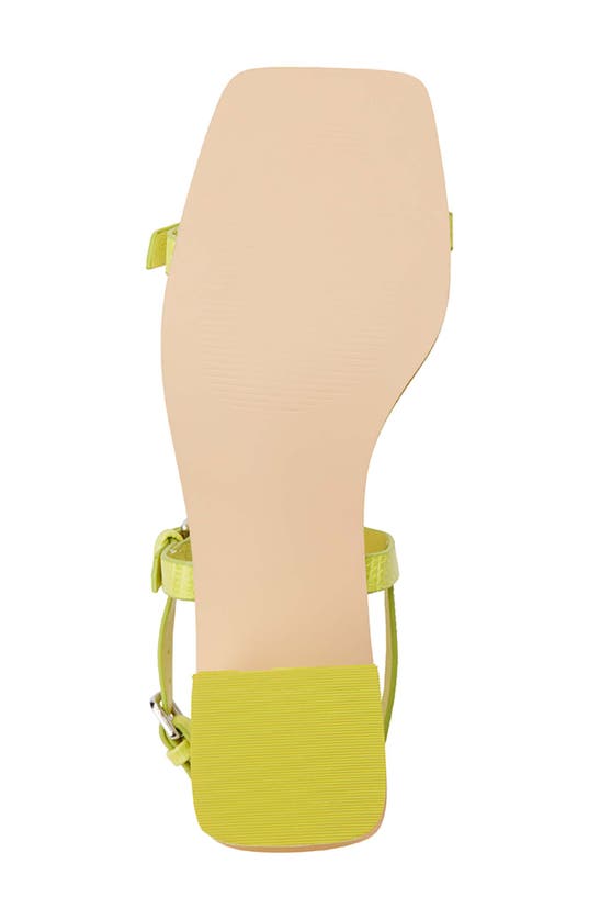 Coconuts By Matisse Maya Slingback Sandal In Lime Lizard