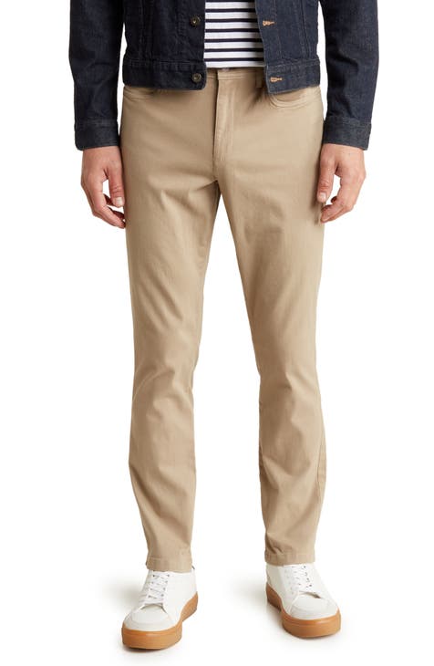 ONTTNO Men's Floral Stretchy Waist Casual Ankle Length Pants (Beige) at   Men's Clothing store