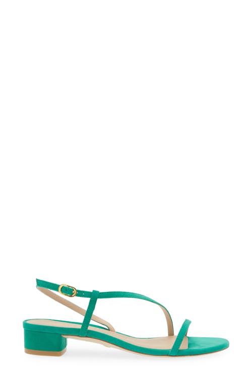 Stuart Weitzman Soiree 25 Strap Sandal In Lawn Green