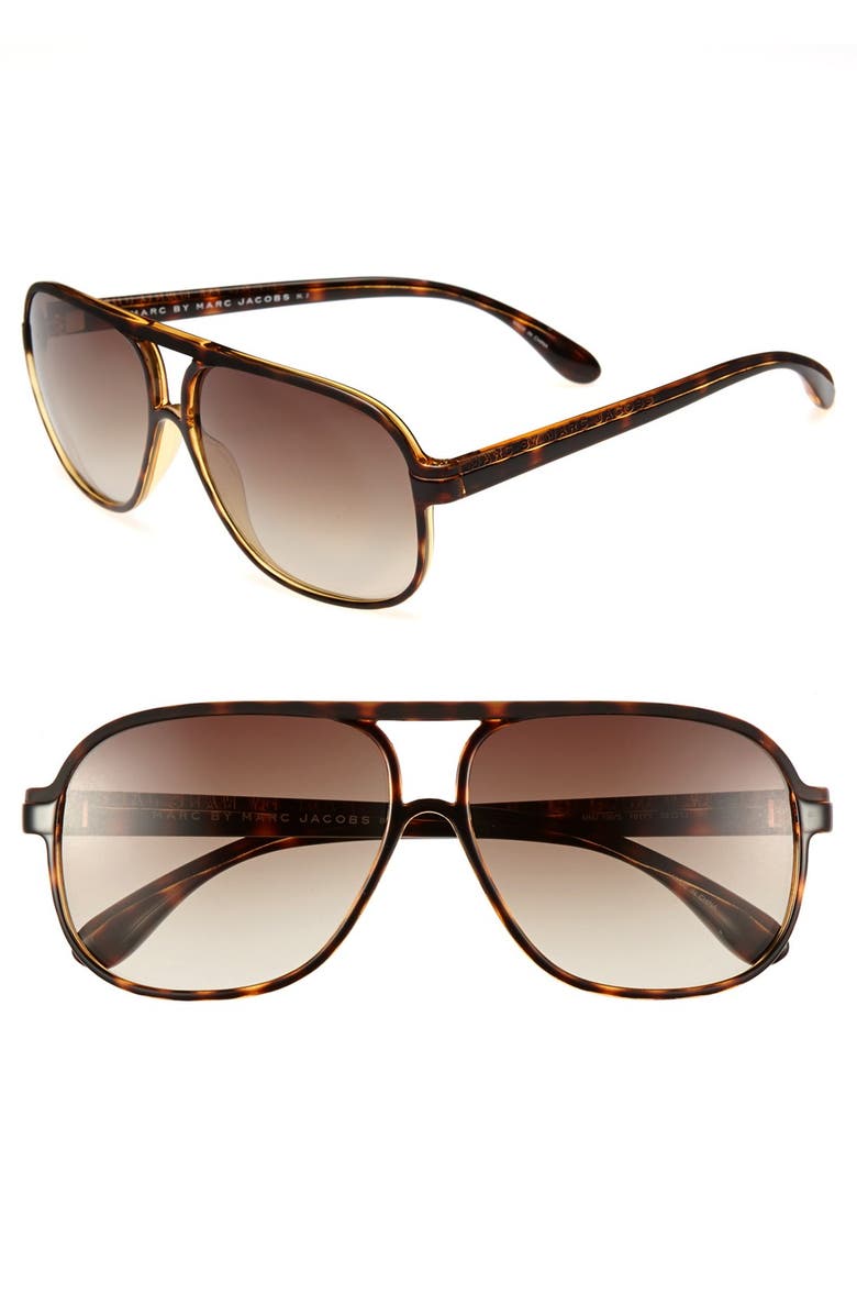 MARC BY MARC JACOBS 59mm Aviator Sunglasses | Nordstrom