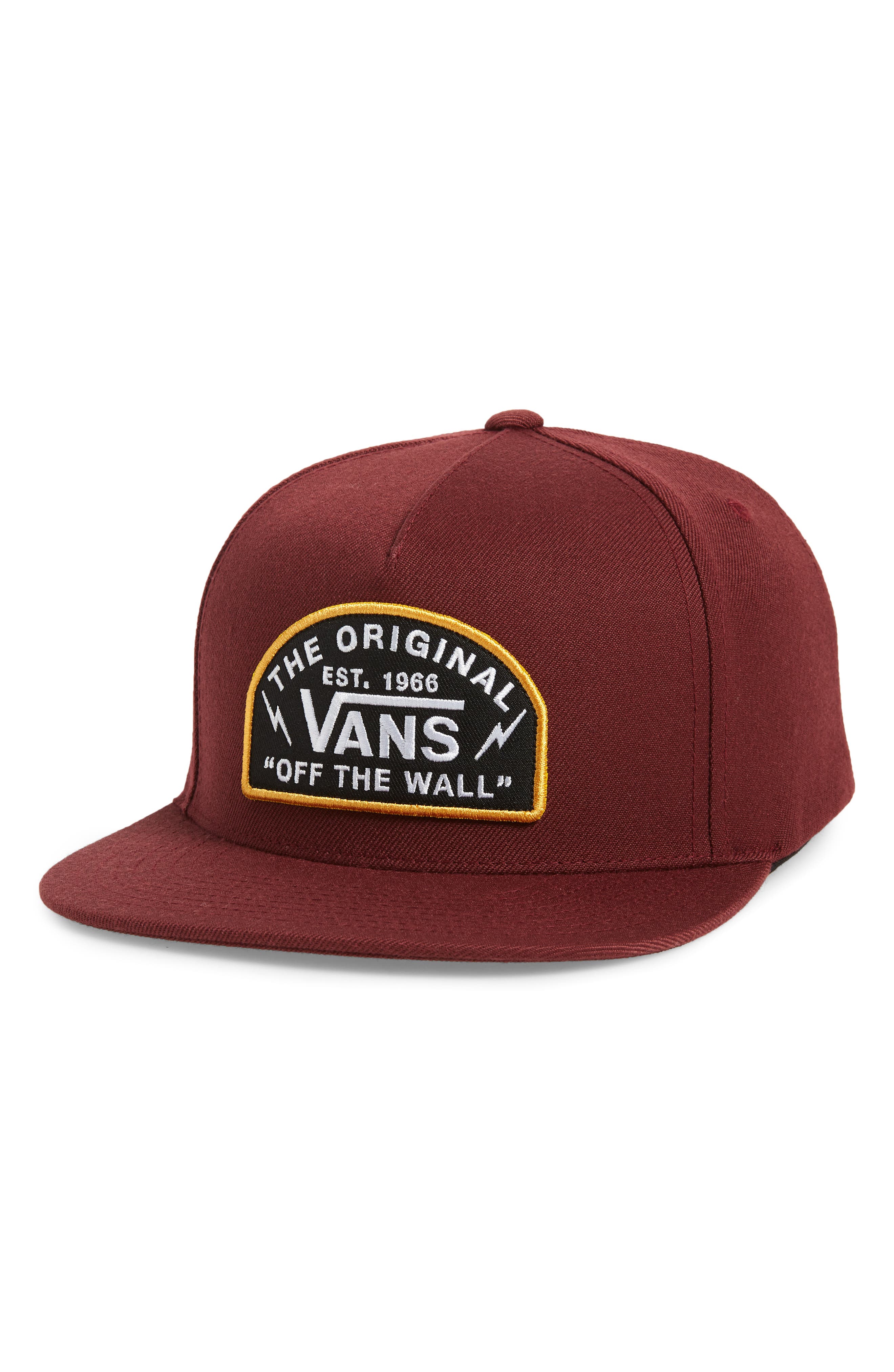 van snapback hats