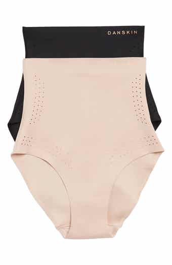 Nicole Miller Micro 2-Pack Assorted High Waist Shaping Briefs
