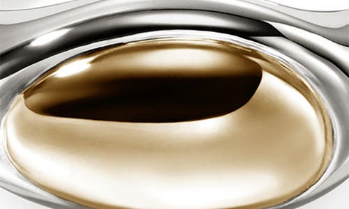 John Hardy Pebble Ring, Sterling Silver, Gold In Silver