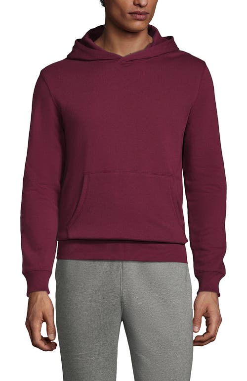 Shop Lands' End School Uniform Adult Hooded Pullover Sweatshirt In Burgundy