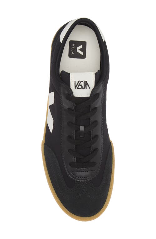 Shop Veja Volley Sneaker In Black White Natural