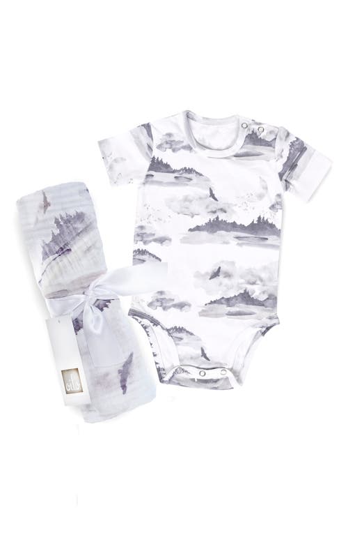Oilo Cotton Bodysuit in Misty Mountain at Nordstrom