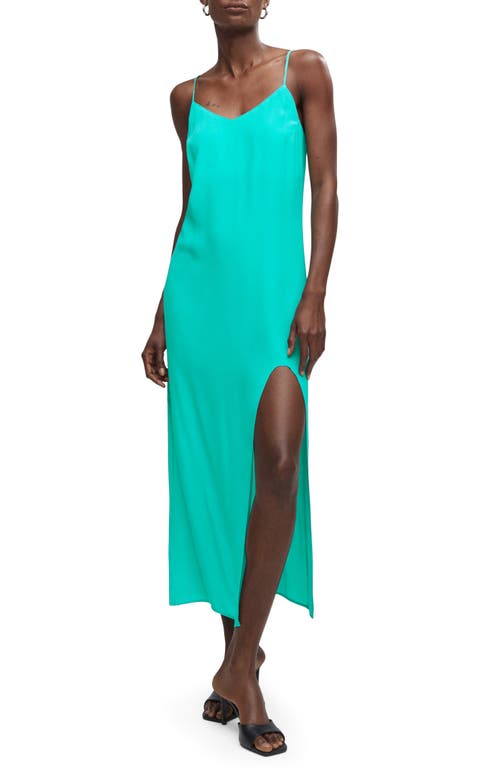 MANGO Slipdress in Turquoise at Nordstrom, Size 2