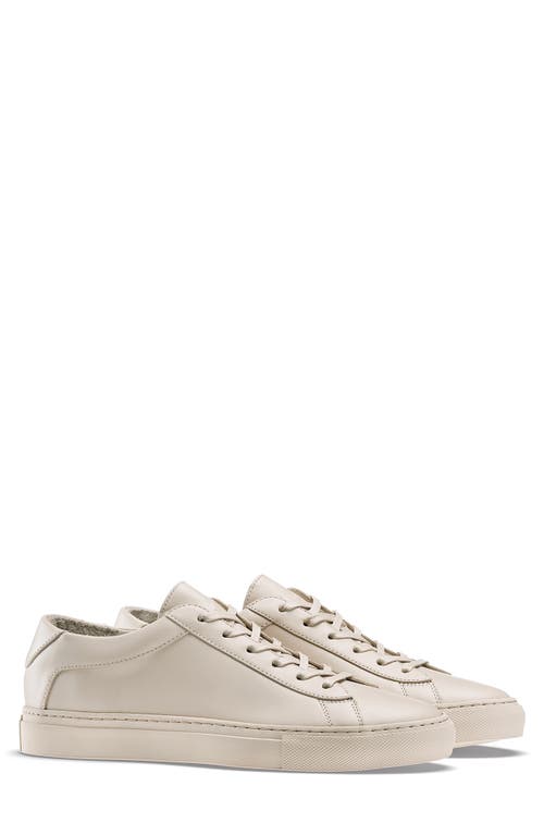 Koio Capri Leather Sneaker in Poudre