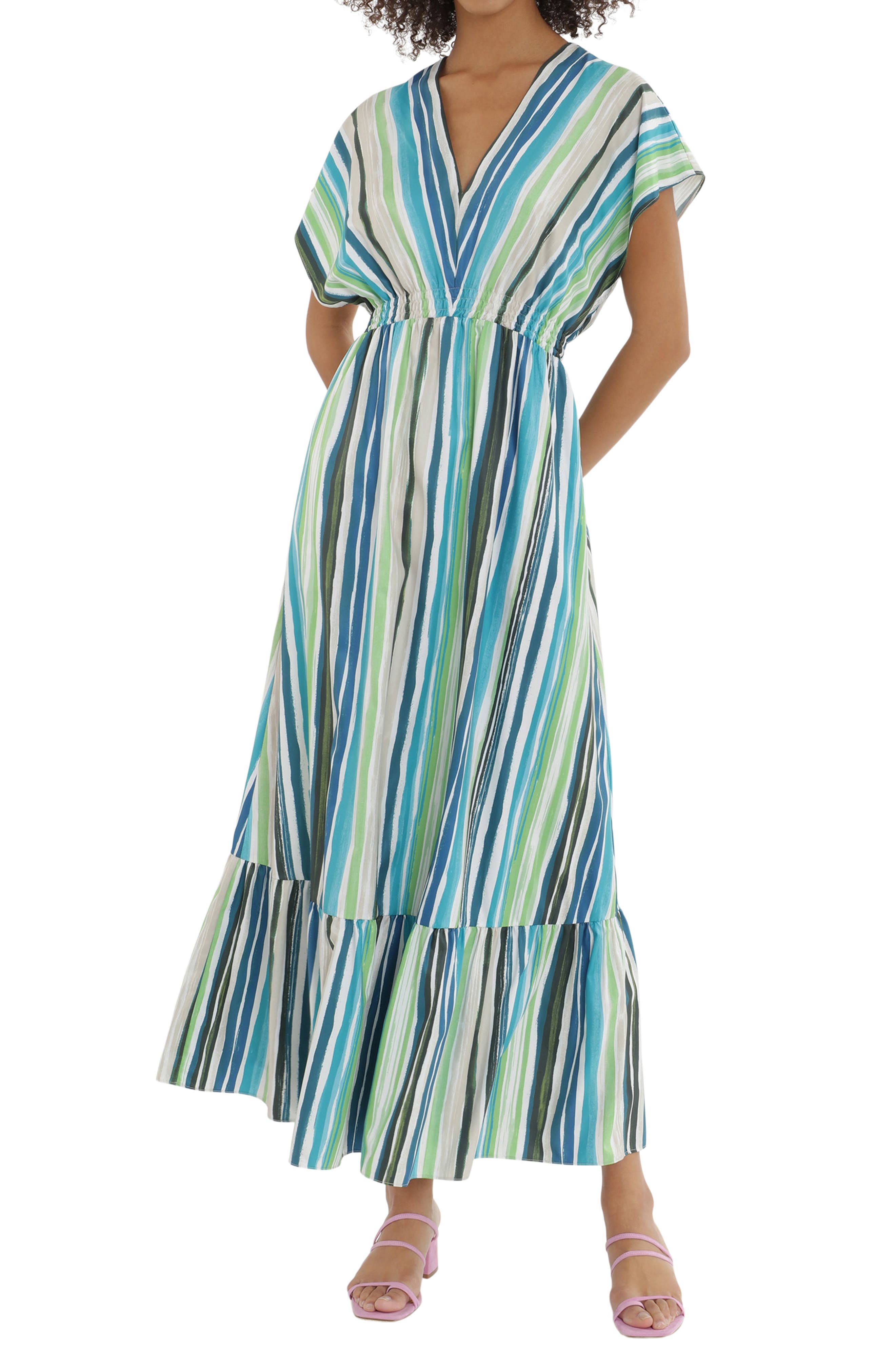 maggy london striped dress