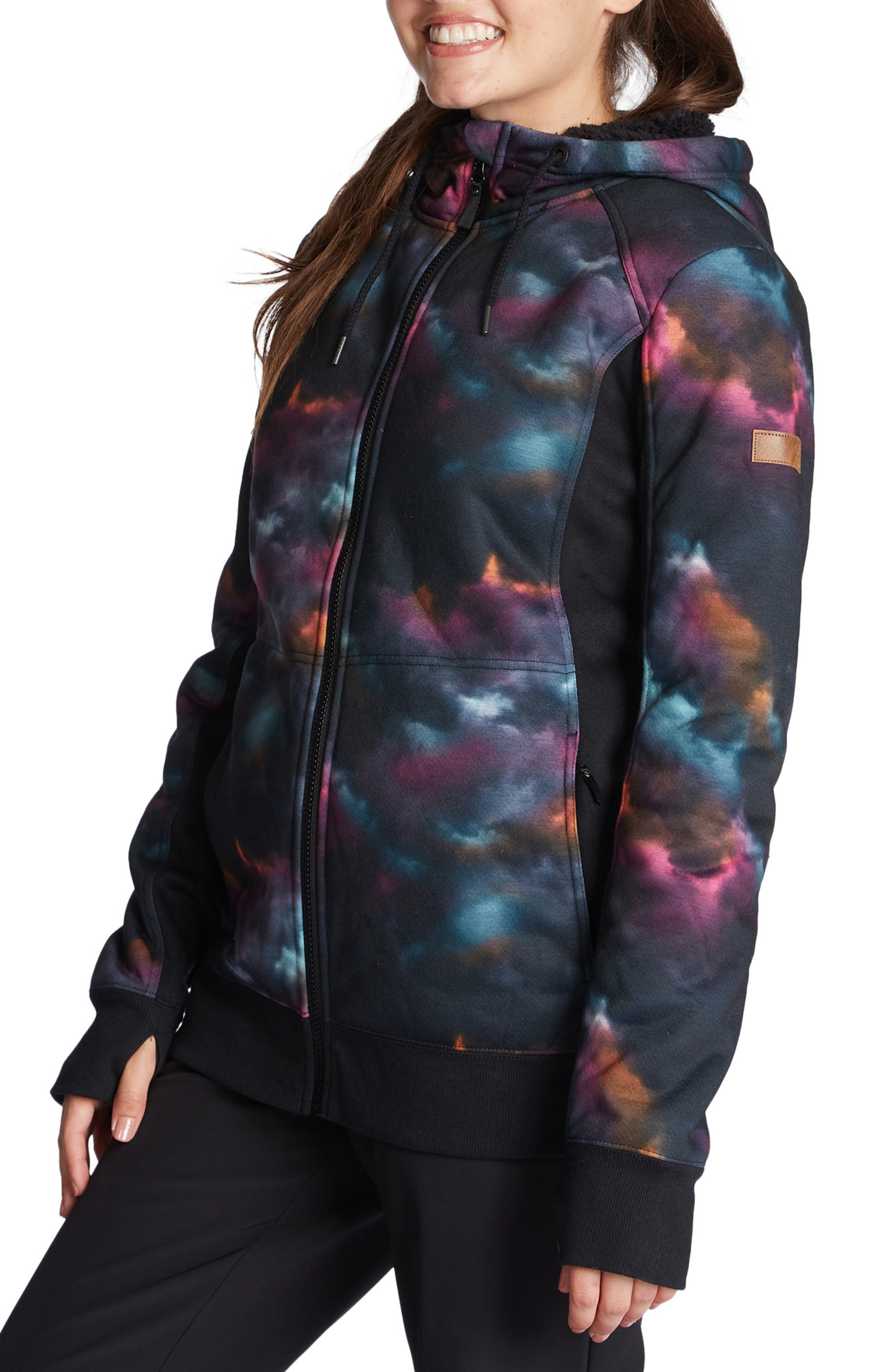 roxy frost printed hoodie