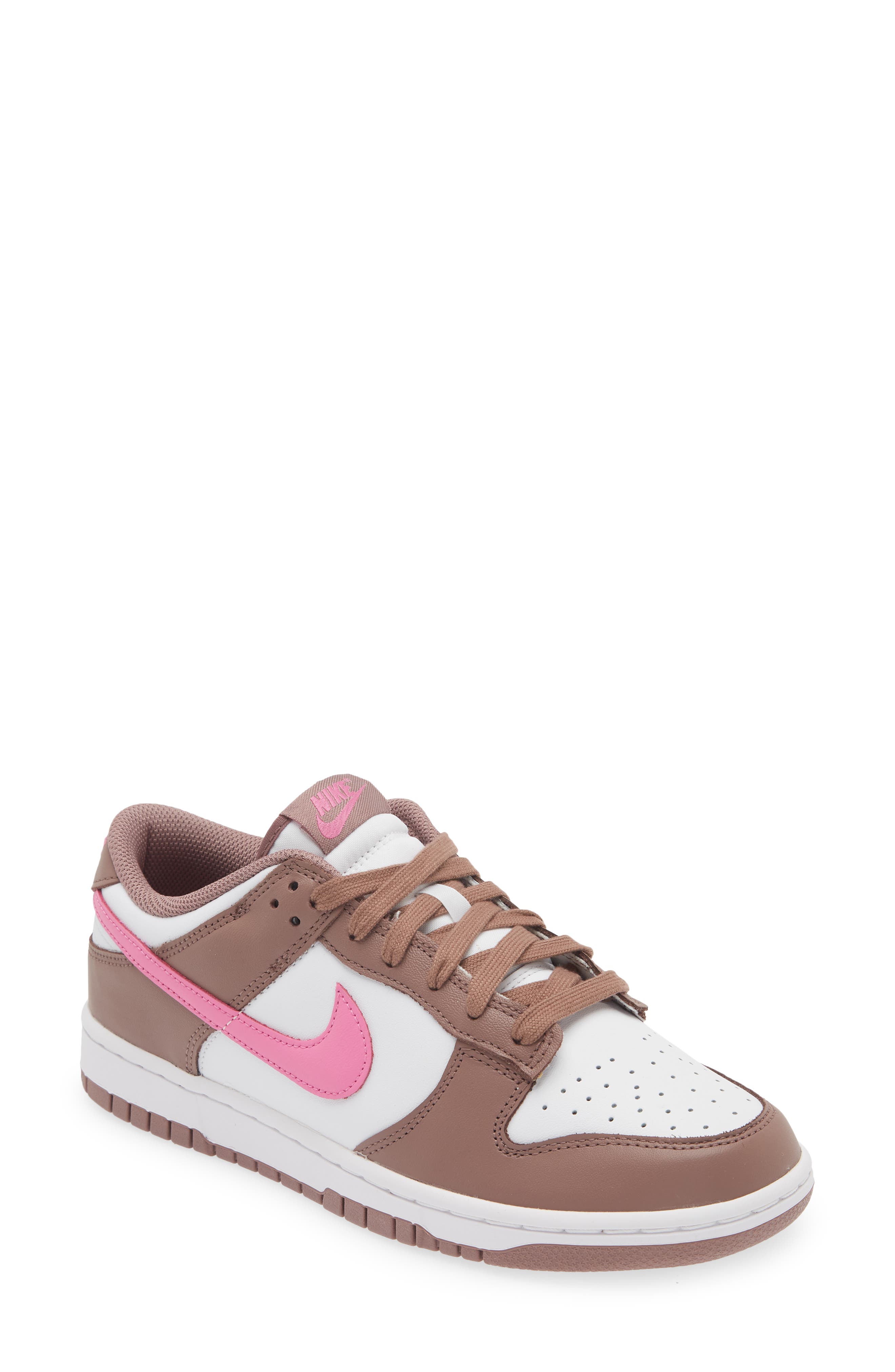 Nike Dunk Low Sneaker In Smokey/pink/white